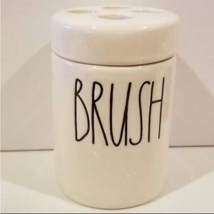 Rae Dunn “Brush” toothbrush holder